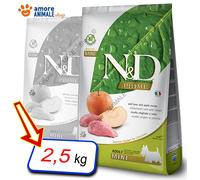 Farmina Perro N y D Prime Grain Free - Adult Mini →Jabalí Manzana - 2,5 KG -