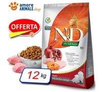 Farmina Perro N y D Pumpkin Puppy Medio / Maxi → Pollo Y Granada - 12KG Perros