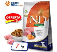 Farmina Perro N y D Pumpkin Puppy Mini →Cordero Calabaza Mirtillo - 7KG -