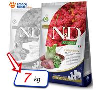 Farmina Perro N y D Quinoa Digestión Adult Todas Breads→ Cordero Menta - 7KG