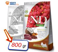 Farmina Perro N y D Quinoa Ski Mal Adult Mini → Cervo Y Coco - 800 Gr / 2,5 KG