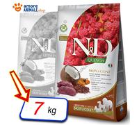 Farmina Perro N y D Quinoa Ski Mal Adult Todas Breads→ Cervo Coco - 7KG -