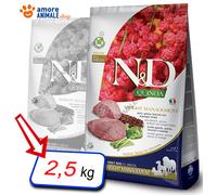 Farmina Perro N y D Quinoa Weight Gestión Adult Todas Breads→ Cordero - 2,5/7