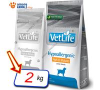 Farmina Perro Vet Life Natural Diet →Hipoalergénico Pescado Y Patatas - 2/12 KG
