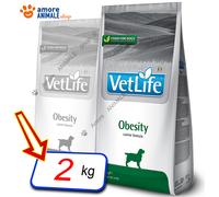 Farmina Vet Life Alimento para perros adultos Obesidad canina 2 kg