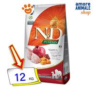Farmina Perros N&D Calabaza Adulto Medio Maxi Perdiz, Calabaza Y Granada 12 Kg