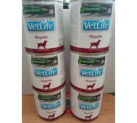 Farmina - Vet Life - Húmedo para perros hepatic, 300 g, juego de 6 unidades