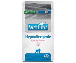 Farmina Vet Life Hypoallergenic - Pienso para gatos adultos - Cerdo y batata dulce - Cantidad: 1,5 kg