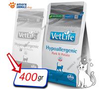 Farmina VET LIFE Natural Hipoalergénico Gato Dietético Seco 400 gr / 1,5 kg