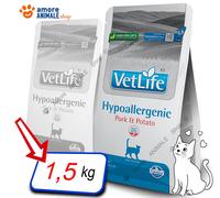 Farmina VET LIFE Natural Hipoalergénico Gato Dietético Seco 400 gr / 1,5 kg