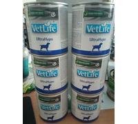 Farmina - Vet Life Umido Perro UltraHypo 300 g, juego de 6 unidades