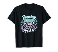 Farming and I Make a Great Team Funny Farmer Humor Estética Camiseta