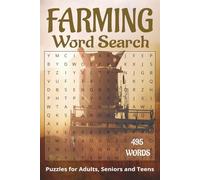 Farming inspired/themed word search book.: Book is 6 X 9 inches, 110 pages with 55 Puzzles and 495 words with mostly easy to read print. Each puzzle ... vertically, diagonally, forward, or backward.
