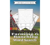 Farming & Ranching Word Search Puzzle Book: Word Searches with Easy to Read Print about Farming, Ranching, Cattle, Agribusiness, Livestock, Crops, and ... Gifts for Vacations, Holidays, and Free Time