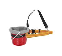 Farming Tool Accessories Fruit Basket with Adjustable Strap for Gardeners Brown 25.00X20.00X17.50CM Portable Fruit Collection 1Pcs