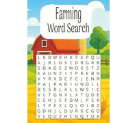 Farming Word Search: A Fun Puzzle Book Featuring Farm Life, Agriculture, Crops, Animals, and Equipment