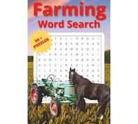 Farming Word Search Book:: Word Searches with Easy to Read Print about Farming, Animals, Nature and More | 6x9 Inches, 110 pages, 50+ Puzzles | For ... Seniors, Puzzle Book for Relaxation and Fun