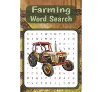 Farming Word Search: Easy to Read Word Searches about Farm Equipment, Farm Animals, Farm Life, and more | 6x9 inches, 110 pages, 50+ Puzzles | Gift ... Holidays, Relaxing at the Farm, and more