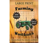 Farming Word Search: Fun Farm Themed Brain Teaser Puzzle Book in Large Print for Every Generation (Puzzle Quest)