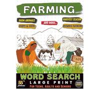 Farming Word Search Puzzle Book: 55+ Agriculture and Farm Life Word Search Puzzles with 1500+ Words for Adults, Teens, and Seniors