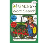 Farming Word Search Puzzle Book: 55 Themed Word Searches About Farm Life, Crops, Animals, Equipment, and More | Easy-to-Read Print | 6x9 Inches | 110 ... Puzzle Fans, Farmers, and Nature Lovers