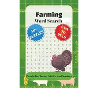 Farming Word Search Puzzle Book: Easy to Read Featuring Agriculture, Cultivation, Agronomy, and More | 6×9 Inches, 110 Pages | Over 50 Puzzles | ... Vacations, Holidays, and Relaxing Free Time
