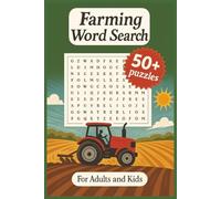 Farming Word Search Puzzle Book: Over 50+ Puzzles, 110 Pages, 6x9, Easy to Read, Puzzles for Kids, Adults, and Elderly, Gift for Birthdays, Holidays, and Free Times