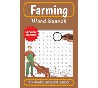 Farming Word Search Puzzle Book: Word Search with 495 Words about Farming, Farm Animals, Farm Machines and More⎮6x9 inches, 110 Pages, 55 Puzzles... ... and Down Time on the Farm (Word Search Books)
