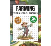 Farming Word Search Puzzle Book: Word Searches with Easy to Read Print about Farmers, Farming, Country Life and More | 6x9 inches (15.24 X 22.86 cm), ... Holidays and Free Times | Solutions Included