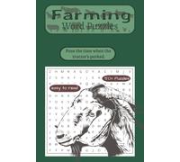 Farming Word Search Puzzle Book: Word Searches with Easy to Read Print about farming, agriculture, animals and more. | 6 x 9 inches, 110 pages | 50+ ... Gift for Vacations, Holidays and Birthdays.
