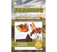 Farming Word Search Puzzle Book: Word Searches with Easy to Read Print about Farming, Agriculture, Gardening and More | 6x9 inches, 110 pages | 50+ ... … Gift for Vacations, Holidays and Free Times