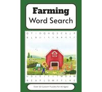 Farming Word Search Puzzle Book: Word Searches with Easy to Read Print about Farming, Animals, Agriculture, and More | 6x9 inches, 110 pages | More ... Gift for Vacations, Holidays, Free Time, etc.