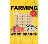 Farming Word Search Puzzle Book: Word Searches with Easy to read print about Farming, Animals, Agriculture and More | 6x9 inches, 110 pages | 50+ Puzzles ... Gifts for Vacations, Holidays