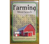 Farming Word Search Puzzle Book: Word Searches with Easy to Read Print about Farming, Animals, Nature and more | 6x9 inches, 110 pages | 50+ Puzzles … Gift for Vacations, Holidays, and Free Times