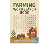 Farming Word Search Puzzle Book: Word Searches with Easy to Read Print about Farming, Animals, Plants and More | 6x9 inches, 110 pages | 50+ Puzzles ... Gift for Vacations, Holidays and Free Times