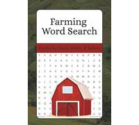 Farming Word Search Puzzle Book: Word Searches with Easy to Read Print about Farming, Farmers, Ranching and More | 6x9 inches, 100 Pages | 50 Puzzles