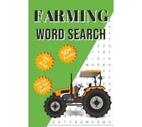 Farming Word Search Puzzle Book: Word Searches with Easy to Read Print about Farming, Farming Equipment, Processes and More | 6x9 inches, 110 pages | ... Gift for Vacations, Holidays and Free Times
