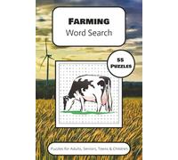 Farming Word Search Puzzle Book: Word Searches with Easy to Read Print about Farming, Nature, Agriculture and More | 6x9 inches, 110 pages | 50+ Puzzles ... Gift for Vacations, Holidays and Free Times