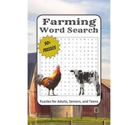 Farming Word Search Puzzle Book: Word Searches with Easy to Read Print about Farming, Tactors, Animals and More | 6x9 inches, 110 pages | 50+ Puzzles…Gifts for Vacations, Holidays, and Free Times