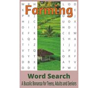Farming Word Search Puzzle Book: Word Searches with Easy to Read Print about Haybales, Horses, Hagriculture and More | 6 x 9 inches, 110 pages | 50+ ... From Paddock to Plate Series by Justin Thyme)