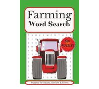Farming Word Search Puzzle Book: Word Searches with Easy to Read Print with Words about Farming, Farm Animals, Life on the Farm and More | 6x9 inches, ... for Vacations, Holidays and Leisure Times