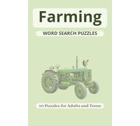 Farming Word Search Puzzle: Word Search Puzzles for Farming | Help Challenge the Mind and Focus | 6x9 Inches, 10 Pages | 50 Puzzles |Solutions Included
