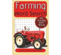 Farming Word Search: Word Searches about Farming, Farmers, Agriculture and More | 6x9 inch, 110 Pages | Puzzles For Adults, Seniors And Teens.