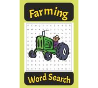 Farming Word Search: Word Searches with Easy to Read Print about Farms, Farming, Animals, Crops [ 6x9 inches, 110 pages] 50+ Puzzles. Gift for Vacations, Holidays & Free Times