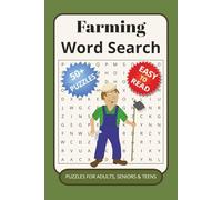 Farming X Word Search Puzzle Book: Word Searches with Easy to Read Print about Farming,Farmers,Country, Agriculture,Cultivation,Harvests & Livestock ... Vacations, Holidays, Birthdays, Anniversary