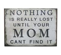 Farmisss 4x3 letreros rsticos de madera inspiradores para la vida en la granja del campo: nada se pierde realmente hasta que su madre no puede encon