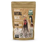 FarmLife Vital Mix para aves de corral 500 g - Producto natural nutritivo para pollos, codornices, gansos y patos, mezcla vital, vitaminas para pollos, de AniForte