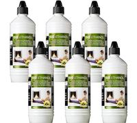 Farmlight Bioetanol 6 litros, ultra inodoro, combustible ecológico 100% de origen vegetal, compatible con todas las estufas eléctricas o mecánicas