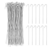 FarmNix 100 bridas de alambre de 2 mm, acero inoxidable, 2 mm, para valla de malla de alambre, reparación de valla de jardín y granja
