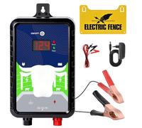 FarmNix Pastor Eléctrico 12KV 4 Julios, Alcance 24KM para Granja y Pastizal - cerca eléctrica Controlador, Opciones de Corriente/Batería/Solar, para Vacas, Caballos, Ovejas, Cabras, Jabalíes